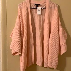 Lane Bryant Size 22/24 Light Pink Cardigan